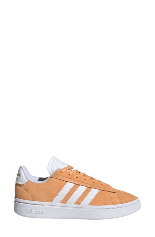 Shop Adidas Originals Adidas Grand Court Alpha Sneaker In Orange/white/gold Met.