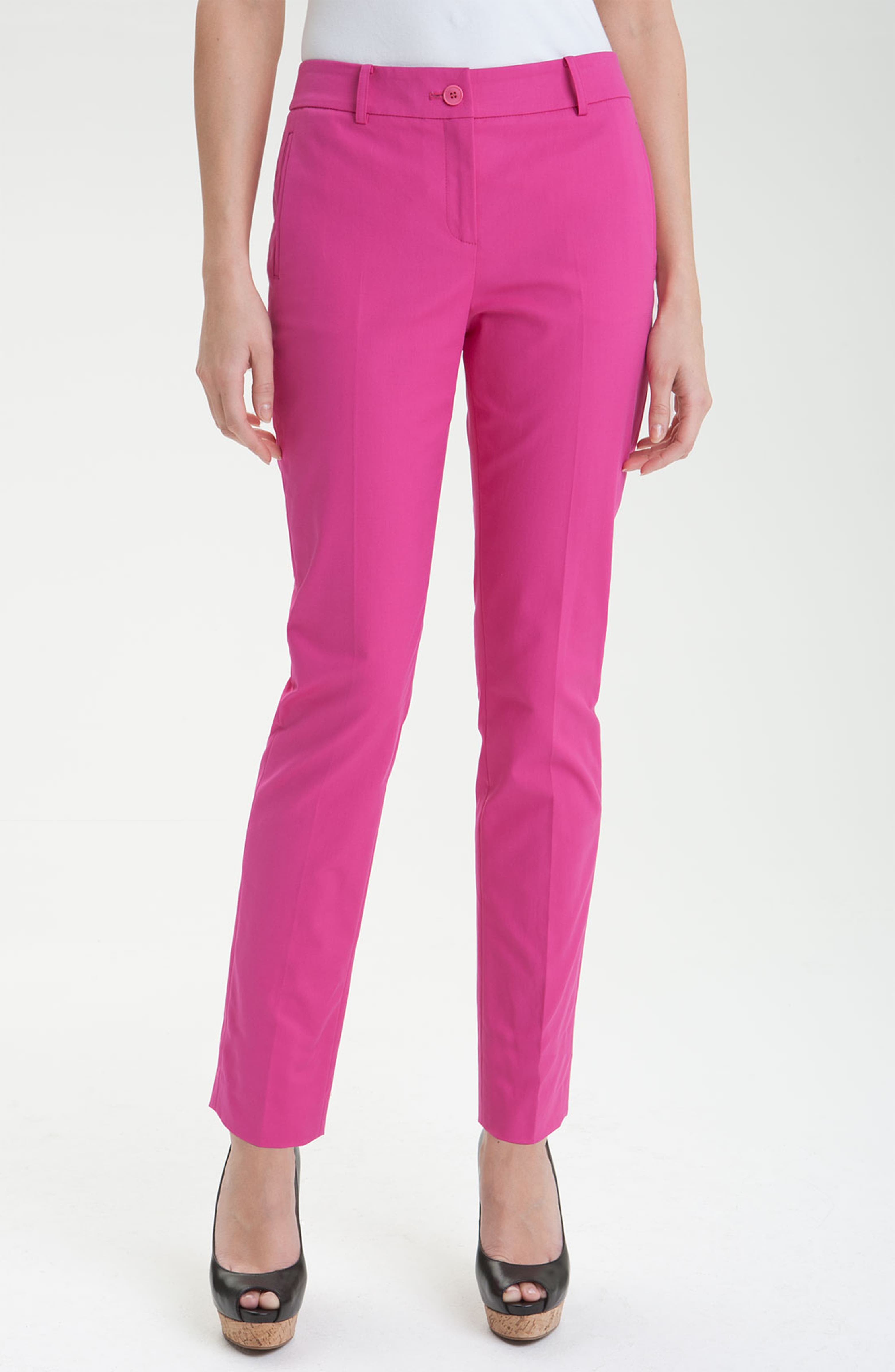 Lafayette 148 New York 'Metropolitan Stretch' Ankle Pants | Nordstrom