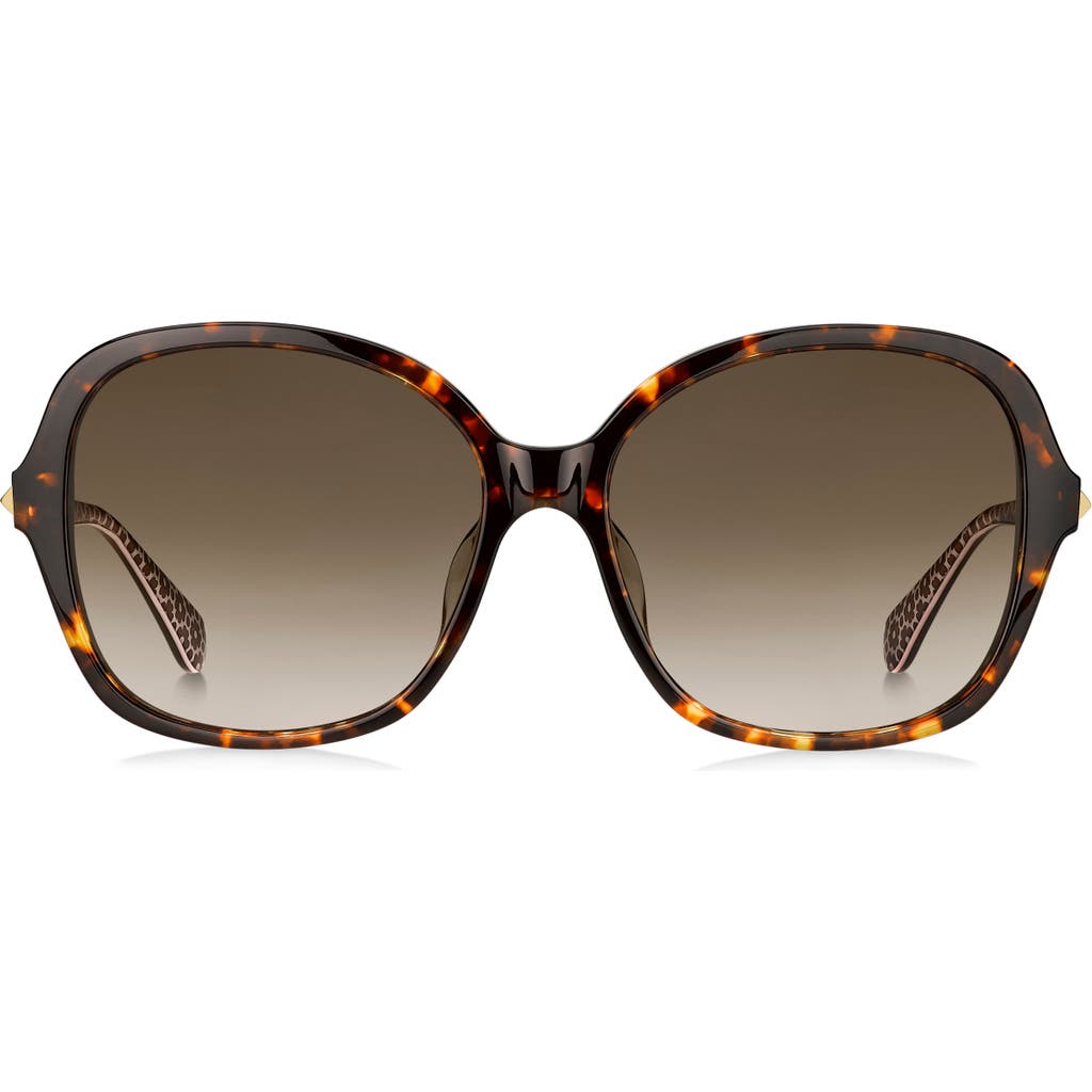 Kate Spade New York Kaiya 57mm Sunglasses In Brown