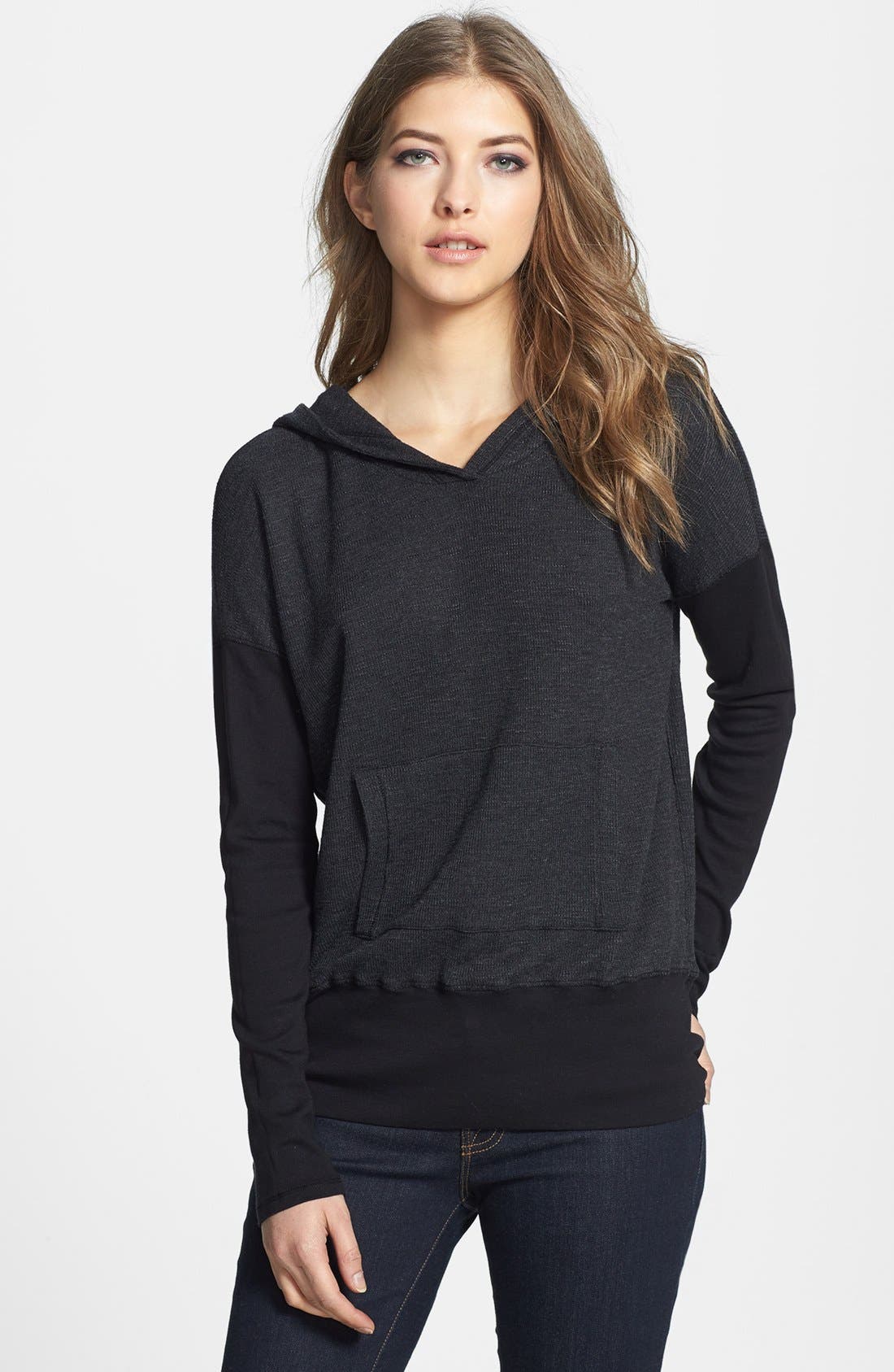 Stateside Hooded Thermal Sweatshirt Nordstrom
