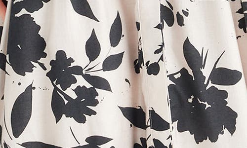 Shop Brave + True Brave+true Rossellini Floral Print Shirtdress In Shadow Bloom