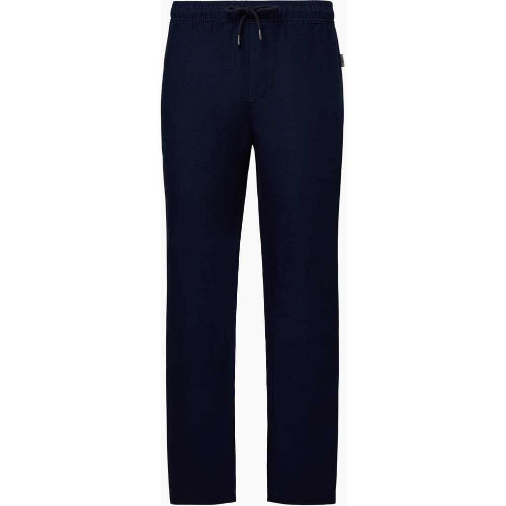 Onia Air Linen Pull-on Pant In Deep Navy