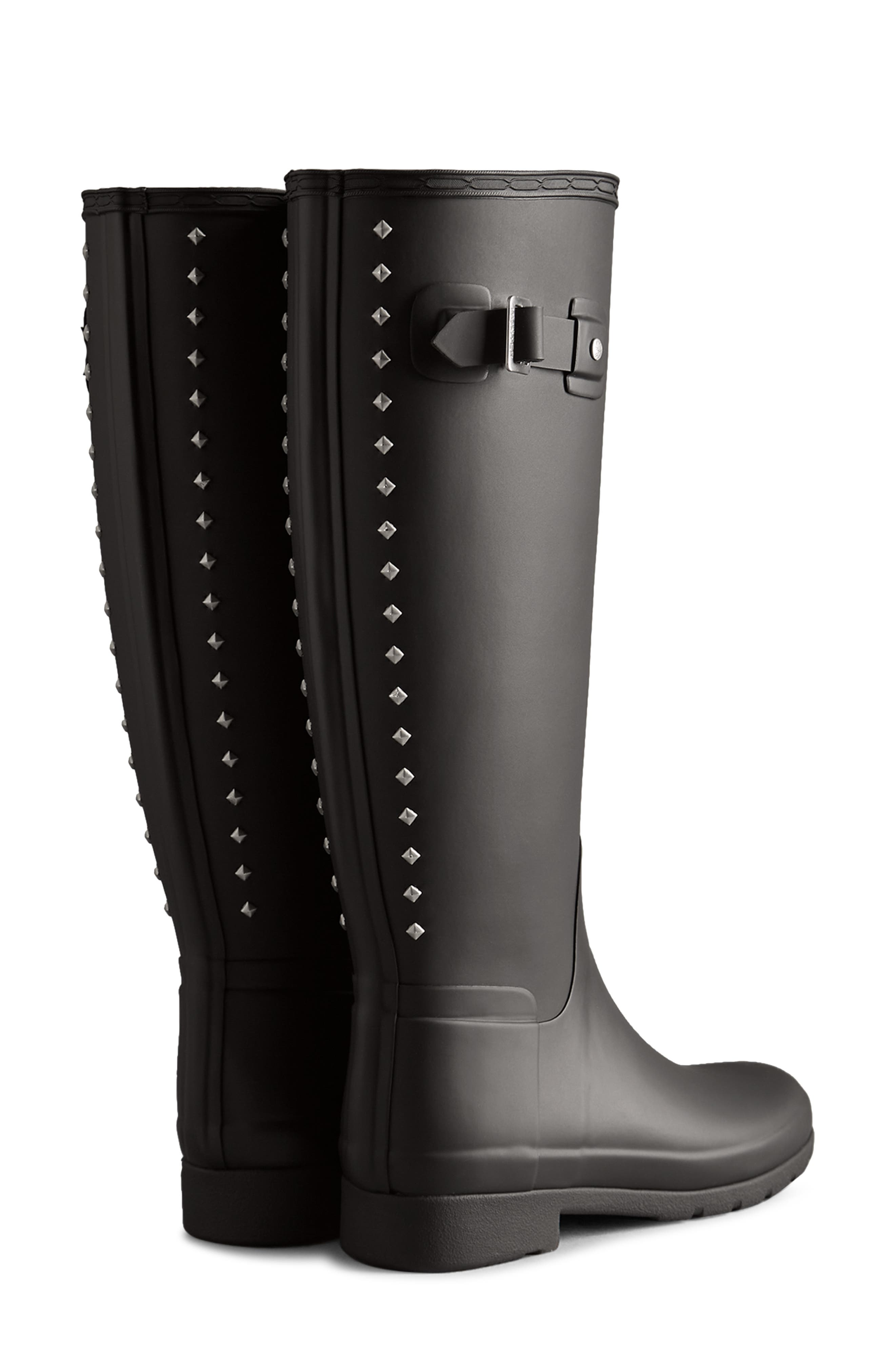 Hunter Refined Tall Studded Waterproof Rain Boot Nordstrom