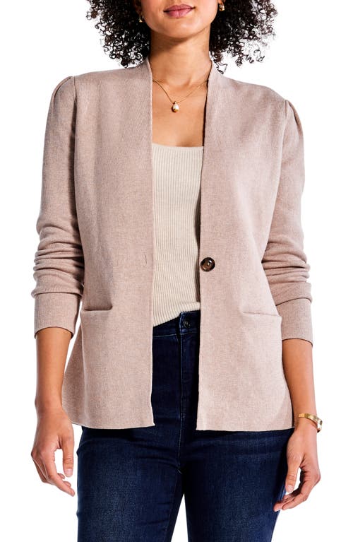 NIC+ZOE Button-Up Cardigan in Biscotti