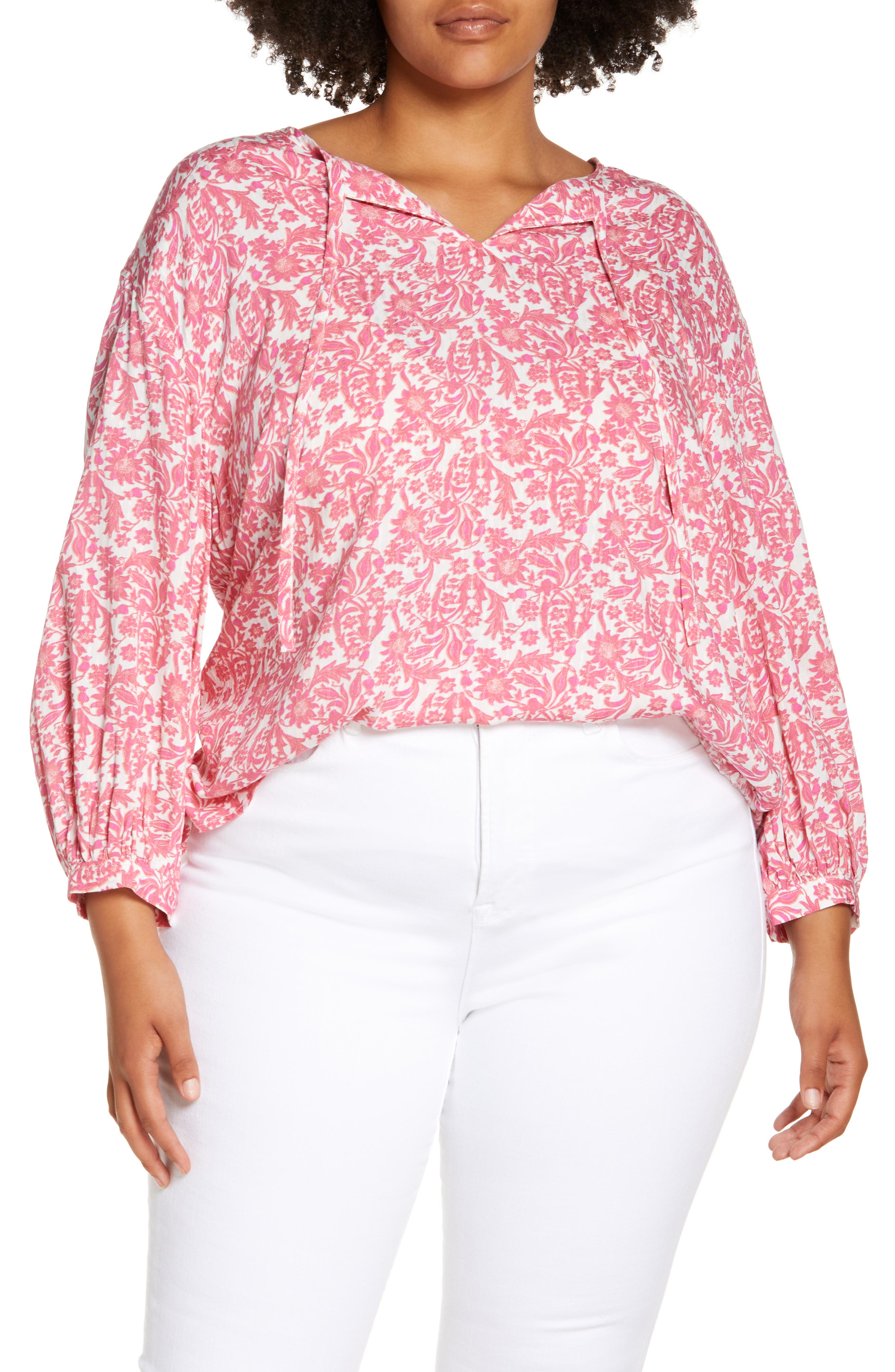 Pink Plus-Size Tops for Women | Nordstrom