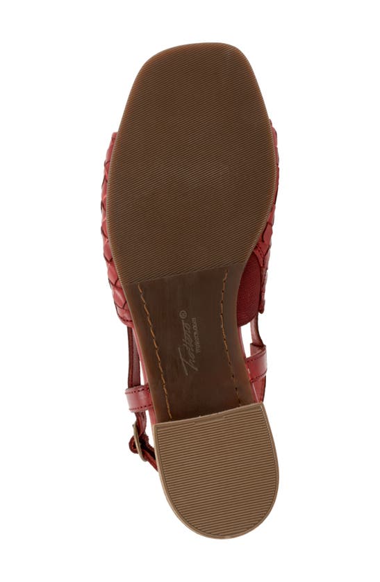 Trotters Nola Slingback Sandal In Red