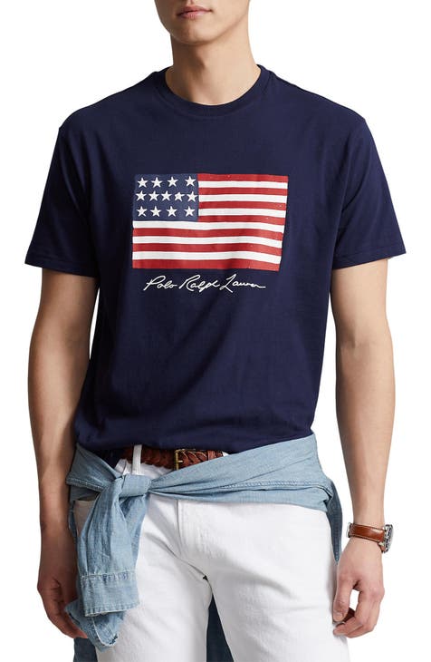 Women's Flag Jersey Graphic T-Shirt | Ralph Lauren