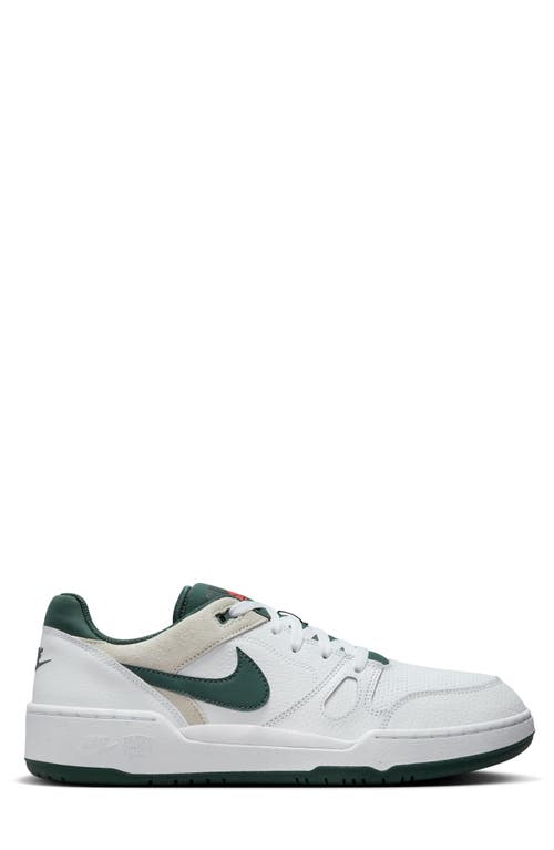 Shop Nike Full Force Lo Sneaker In White/green/sea Glass