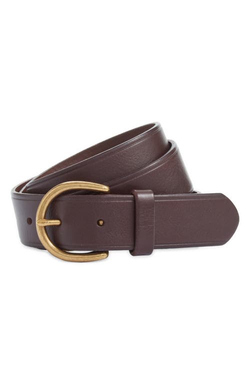 MADEWELL MADEWELL MEDIUM PERFECT LEATHER BELT 