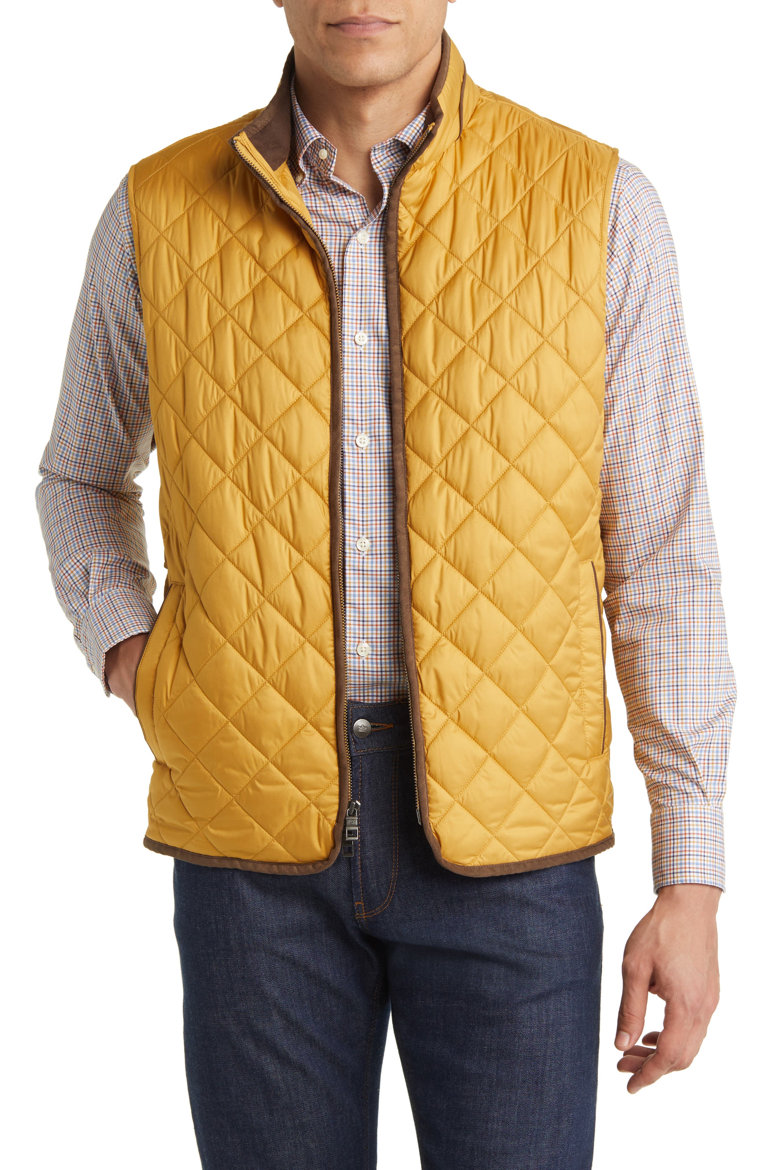 michael kors vest yellow