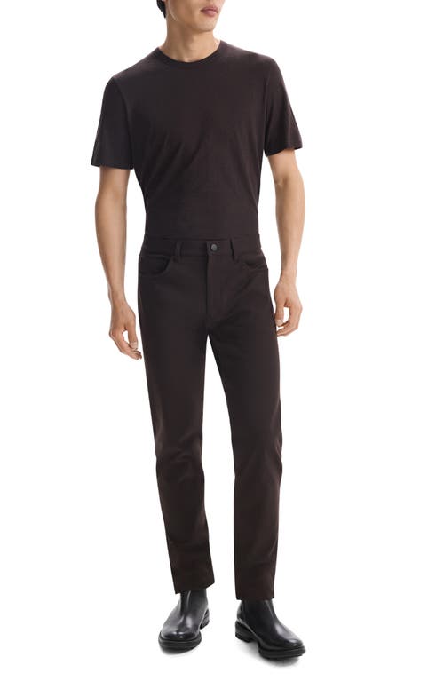 Shop Theory Raffi Twill Pants In Hickory