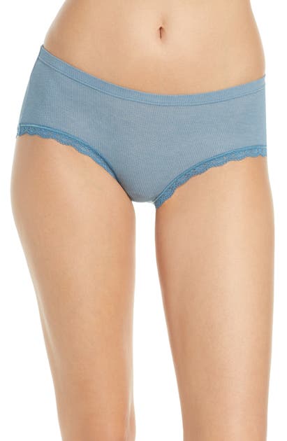 B.tempt'd By Wacoal Innocence Hipster Panties In Aegean Blue