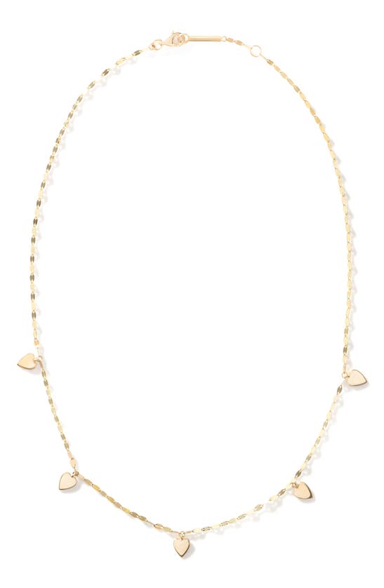 LANA LANA MINI HEART CHARM NECKLACE