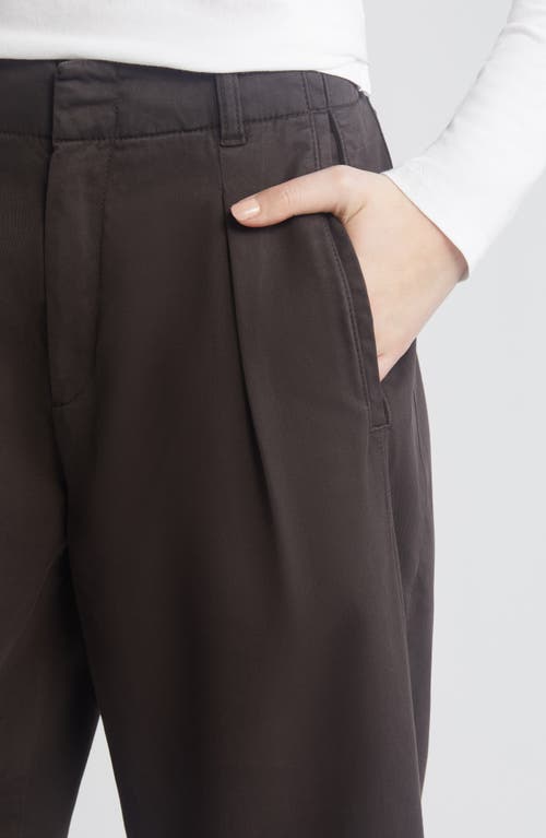 Rag & Bone Donovan Wide Leg Pants In Washed Black