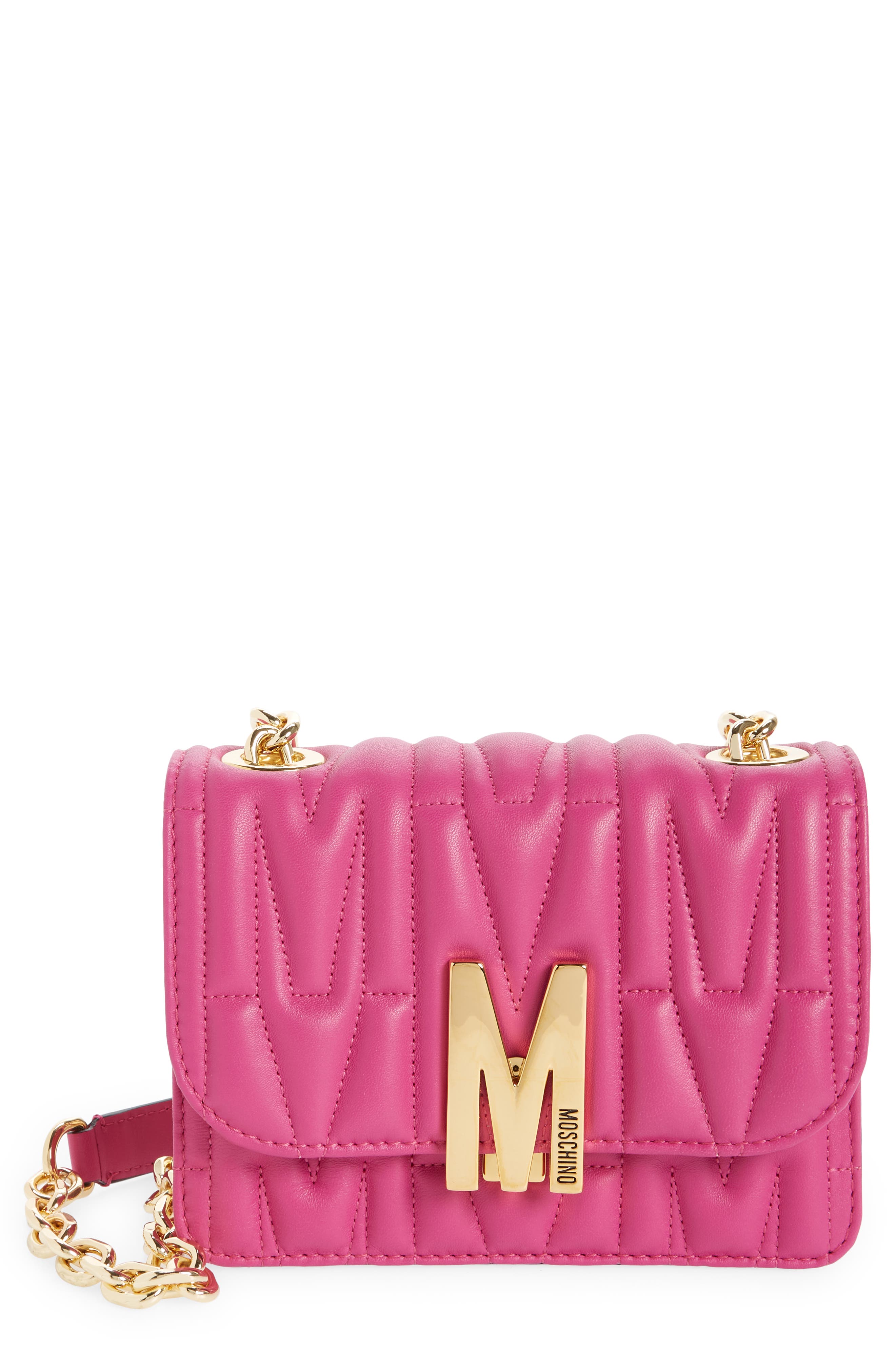 Bags Shoulder Bags Love Moschino Shoulder Bag themed print casual look 
