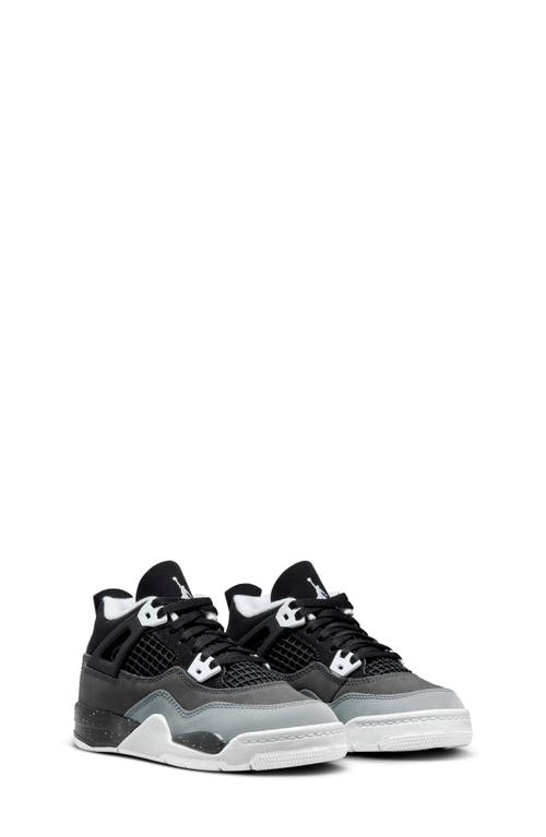 Shop Jordan Air 4 Retro Basketball Sneaker In Black/white/anthracite