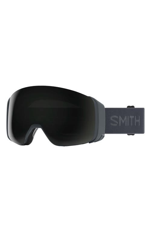 Smith 4D MAG 184mm Snow Goggles in Slate /Chromapop Sun Black at Nordstrom