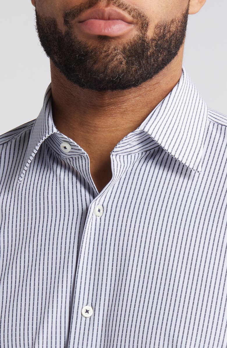 BOSS Hank Slim Fit Stripe Stretch Dress Shirt | Nordstrom