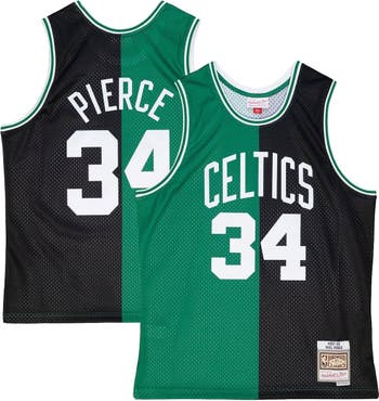 Men's Mitchell & Ness Paul Pierce Kelly Green Boston Celtics Retirement  Name & Number T-Shirt