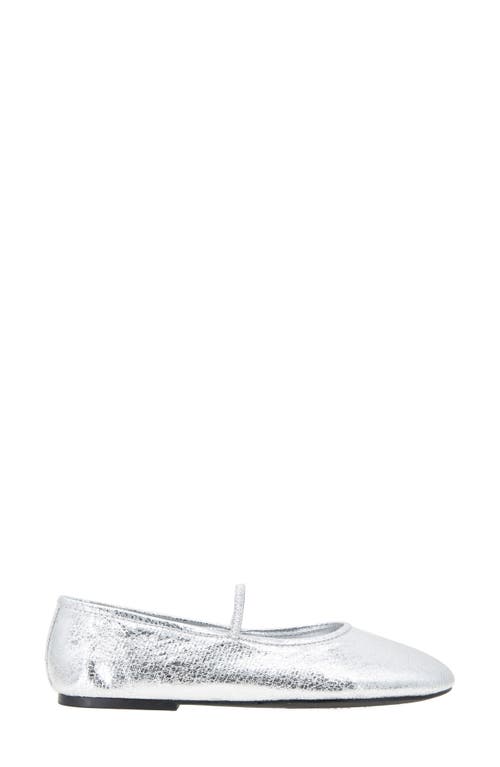 Shop Bcbg Marzi Ballet Flat In Silver