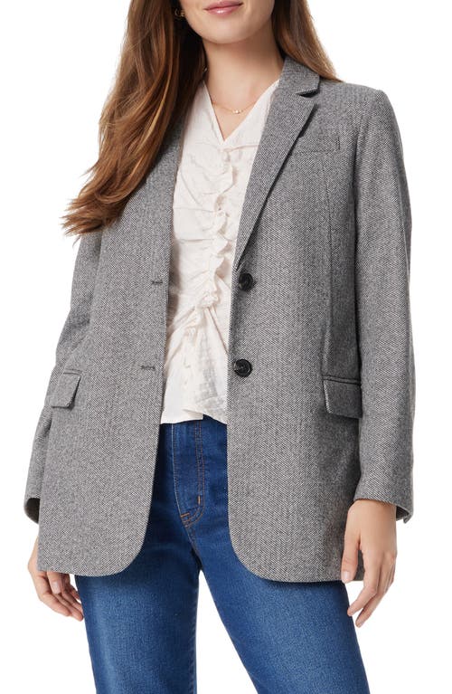 SAM EDELMAN SAM EDELMAN FALLON SLIM HERRINGBONE BLAZER 