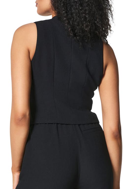 Shop Spanx ® Carefree Crepe Vest In Classic Black