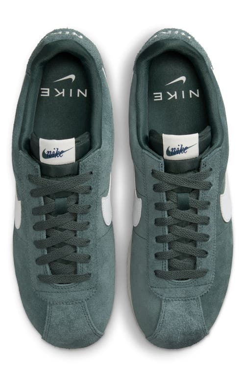 Shop Nike Cortez Sneaker In Vintage Green/sail/navy