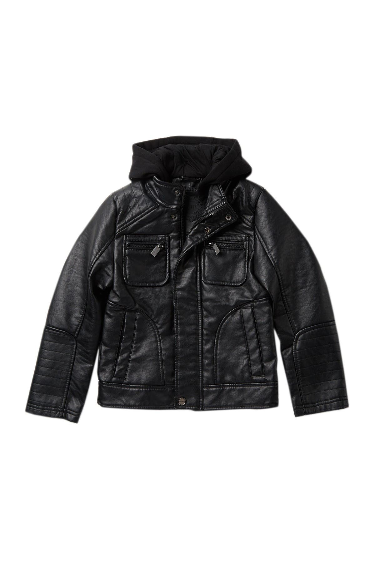 urban republic faux leather moto jacket