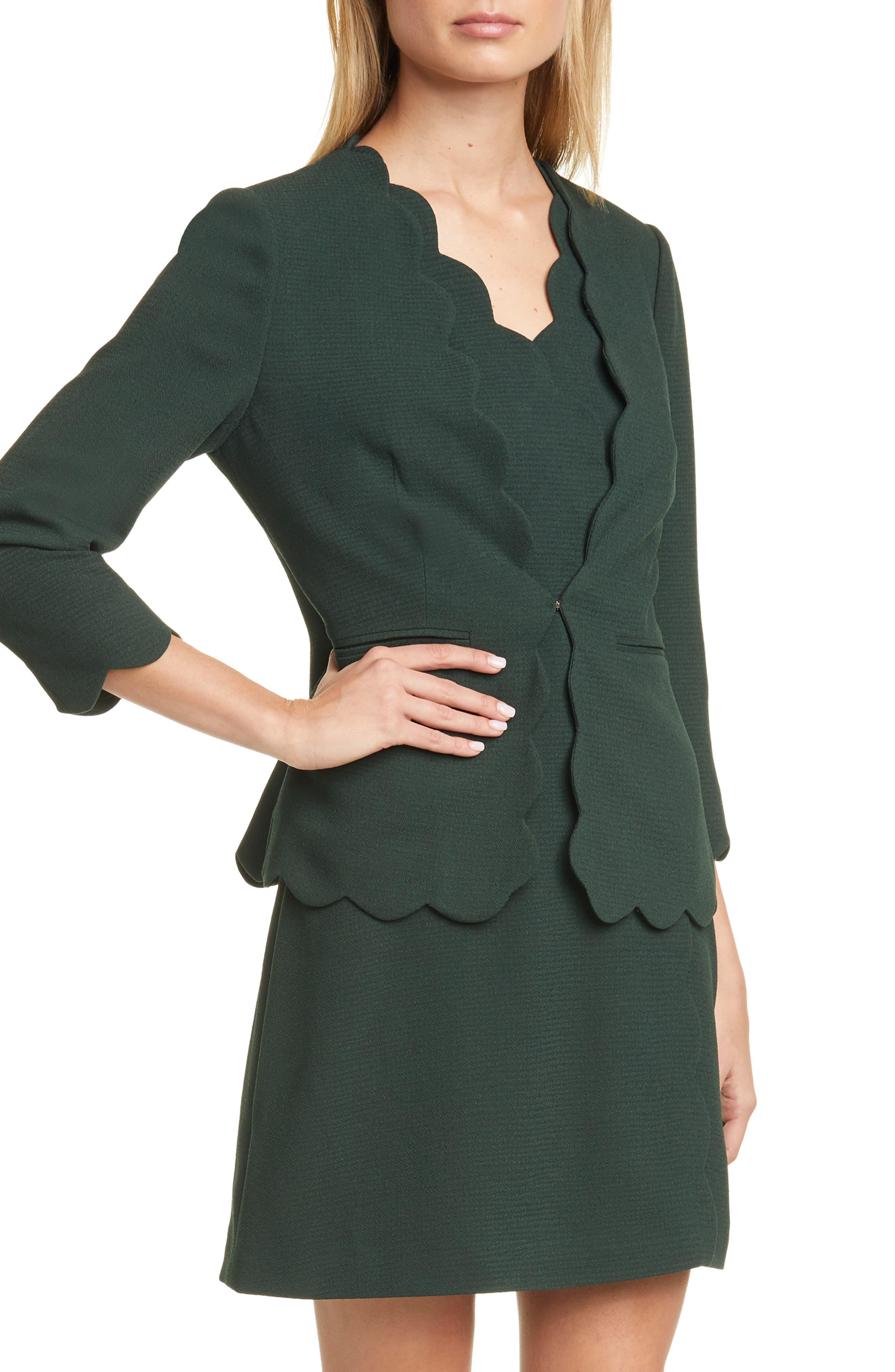 ted baker scallop jacket