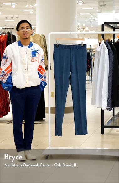 Slim-Fit Stretch Corduroy Pants