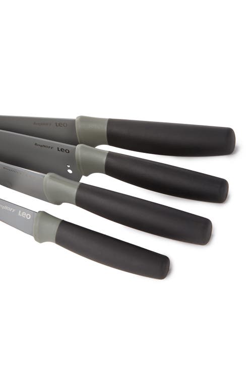 Berghoff Four-piece Leo Knife Set In Gray