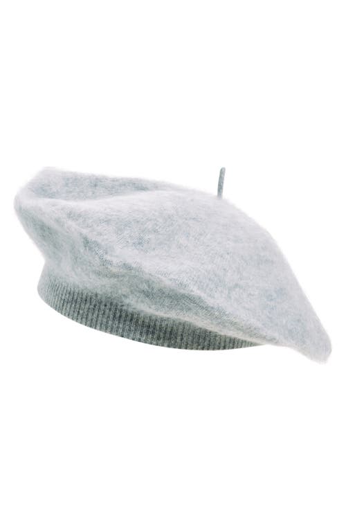 Nordstrom Brushed Cashmere Beret In Gray