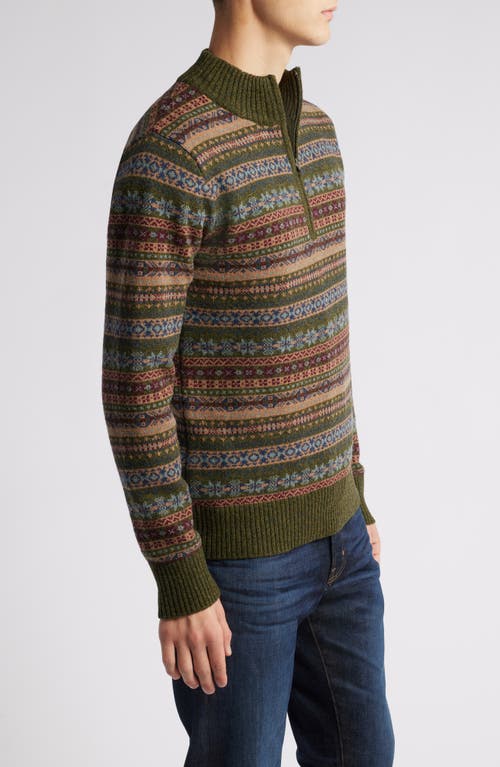 SCHOTT SCHOTT NYC FAIR ISLE WOOL BLEND SWEATER 