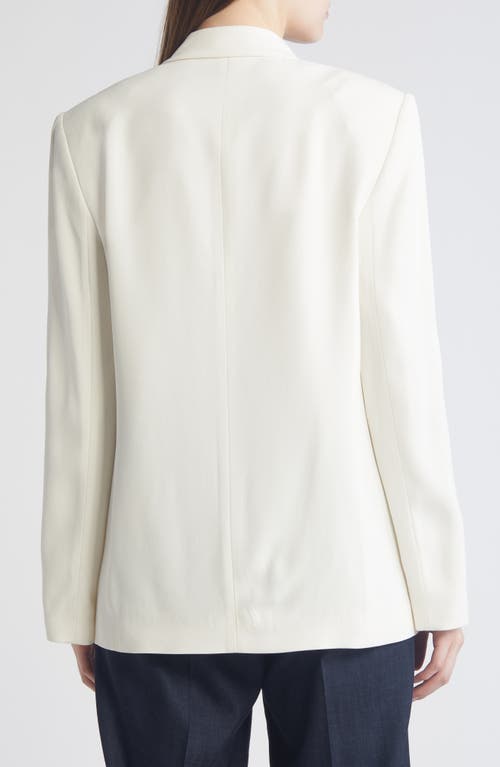 Shop Hugo Boss Boss Jozera Blazer In Soft Cream