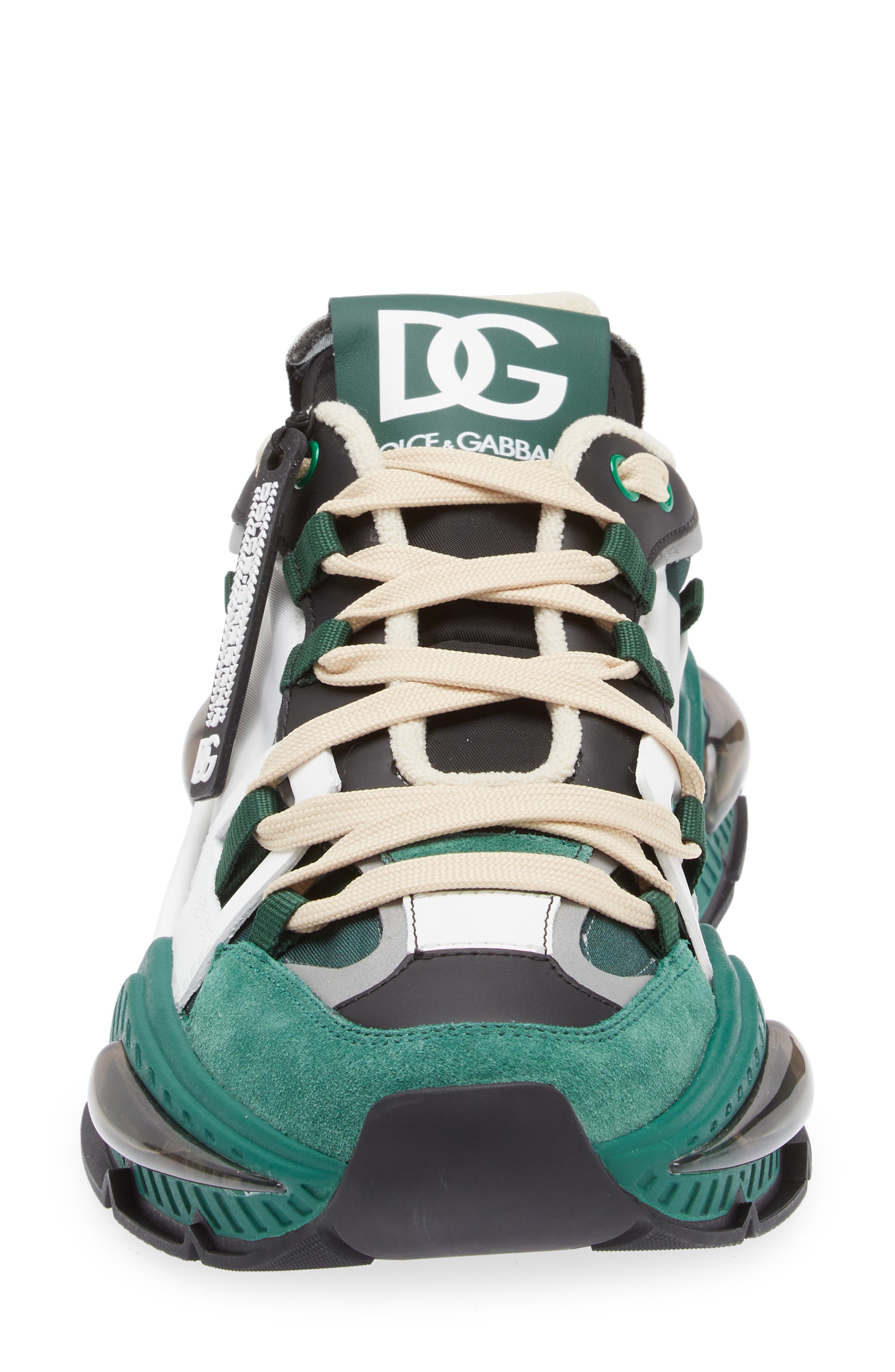 Dolce & Gabbana Multicolor Leather Airmaster Low Top Sneaker Shoes