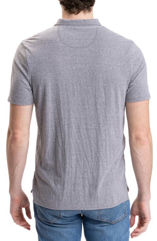 Shop Threads 4 Thought Baseline Slub Polo In Heather Grey