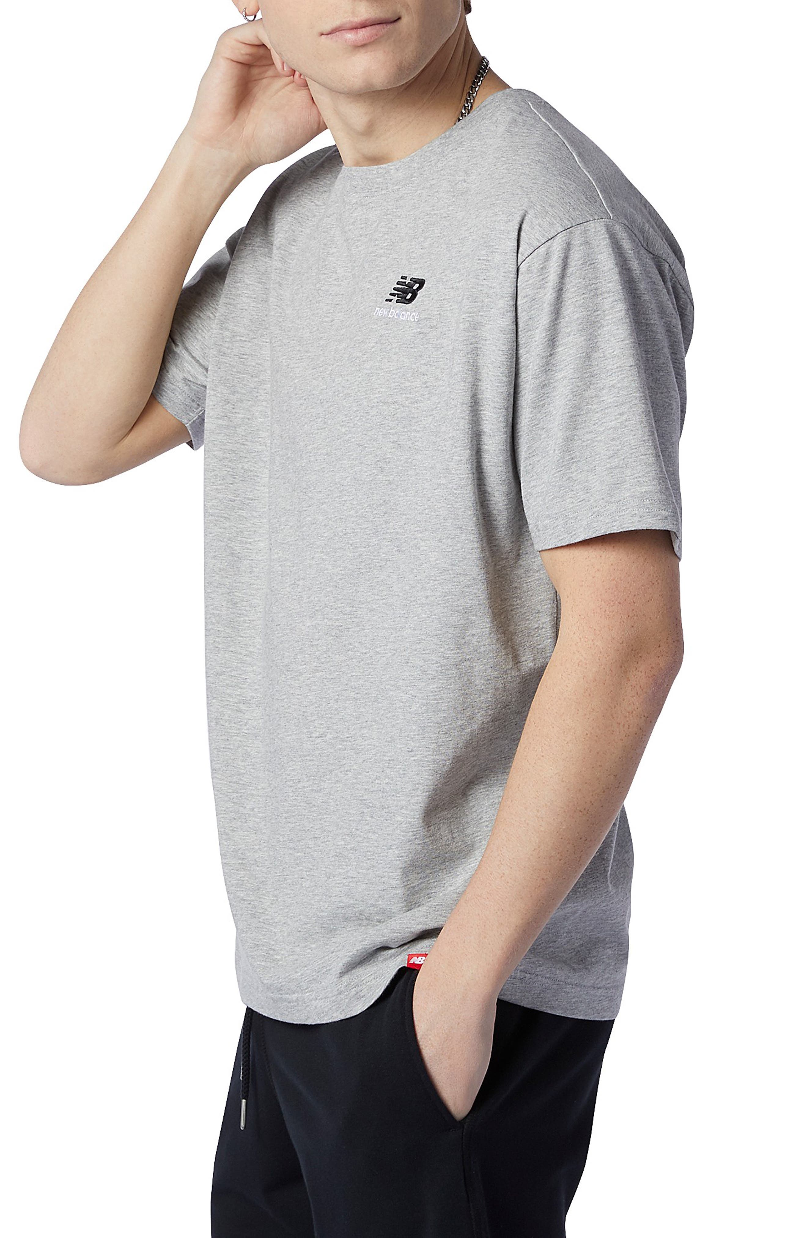 new balance grey t shirt