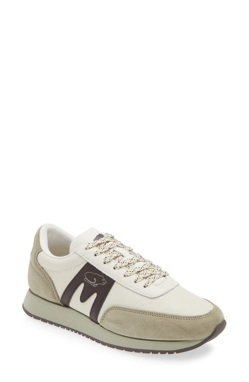 Karhu Gender Inclusive Albatross Control Sneaker in Abbey Stone /Chocolate Torte 