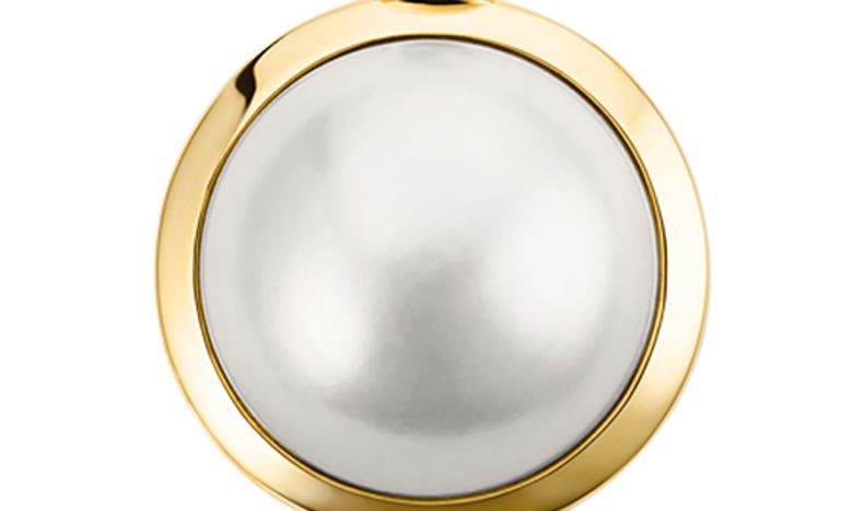 Shop Cast The Epic Pearl Pendant Necklace In Gold