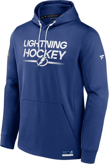 Toronto Maple Leafs Fanatics Branded Puck Deep Lace-Up Pullover Hoodie -  Blue