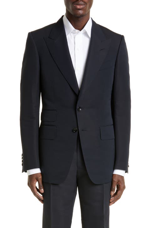 TOM FORD Shelton Cotton & Silk Tuxedo Jacket | Nordstrom