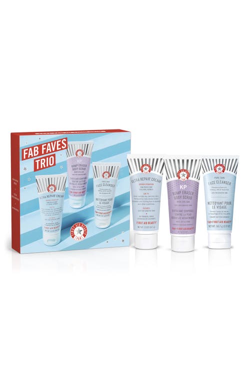 First Aid Beauty FAB Faves Skin Care Set USD $40 Value