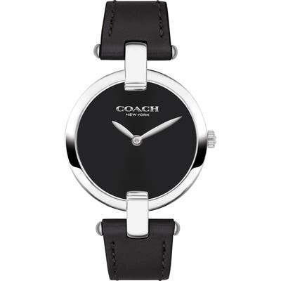 Coach Chrystie Leather Strap Watch, 32Mm