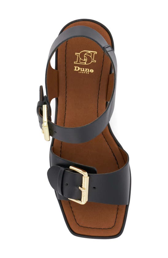 Dune London Jenies Platform Sandal In Black