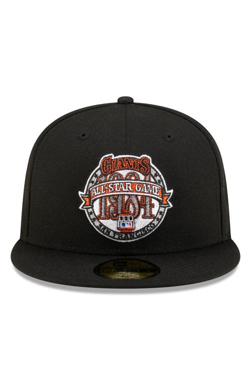 Shop New Era X Diet Starts Monday X Diet Starts Monday San Francisco Giants 59fifty Fitted Twill Baseball In Black