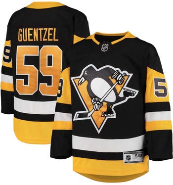 Youth Jake Guentzel Black Pittsburgh Penguins Name & Number T-Shirt