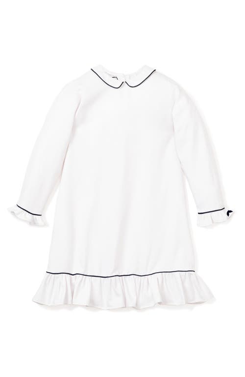 Shop Petite Plume Kids' Sophia Long Sleeve Nightgown In White