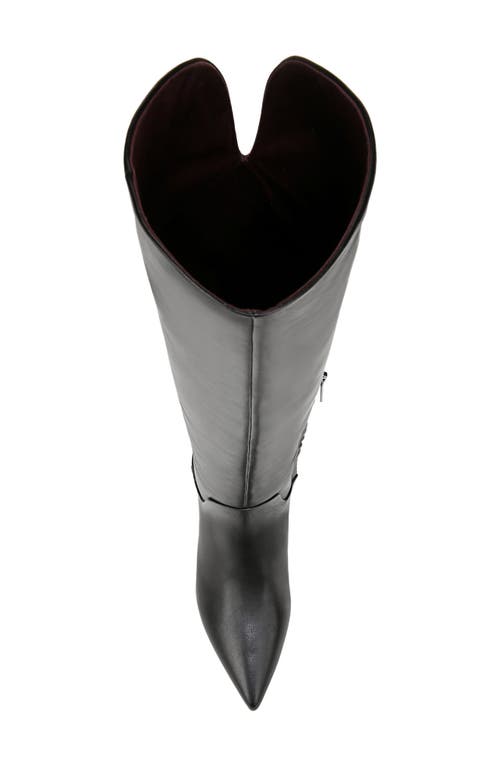 Shop Sarto By Franco Sarto Gwyn Pointed Toe Over The Knee Boot In Black