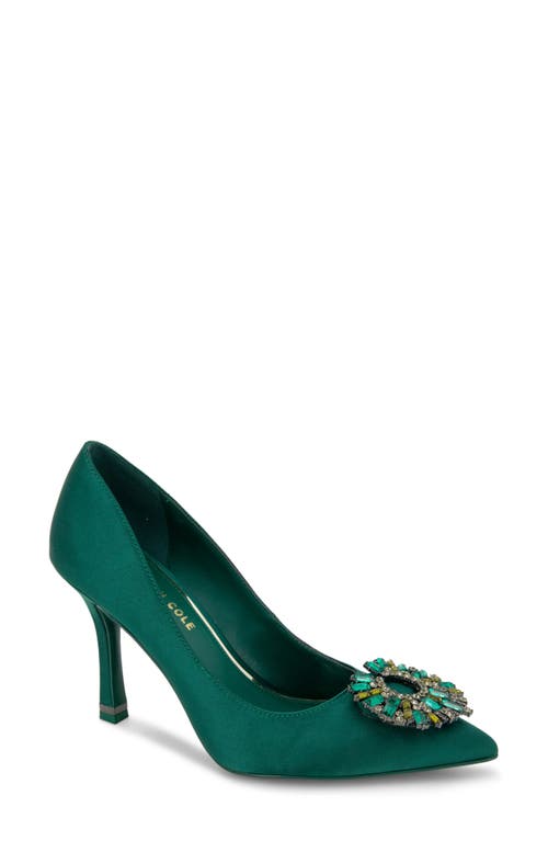 Kenneth Cole New York Romi Starburst Pointed Toe Pump in Hunter Green