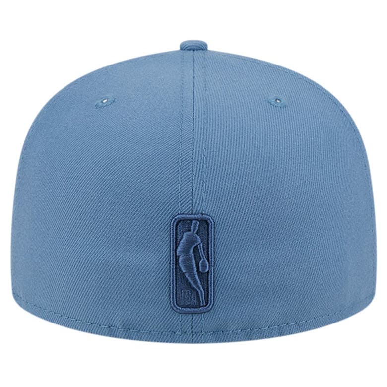 Shop New Era Blue Los Angeles Lakers Color Pack Faded Tonal 59fifty Fitted Hat